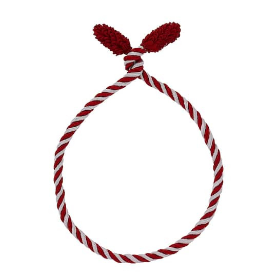 Haute Decor 16" Red & White Decorative Twist Ties, 6ct.